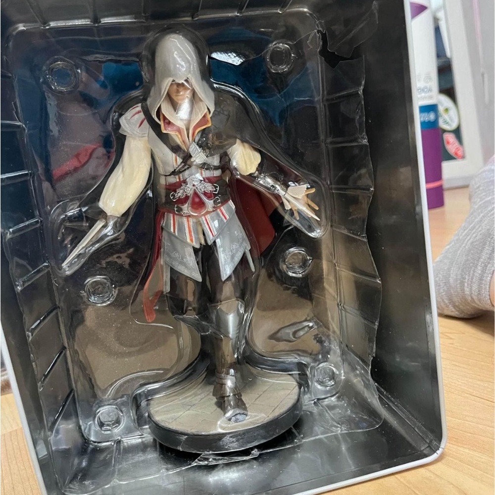 Black and Silver Accent Decor Figurine